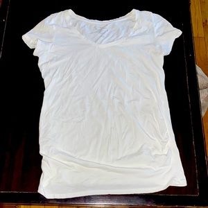White maternity T-shirt